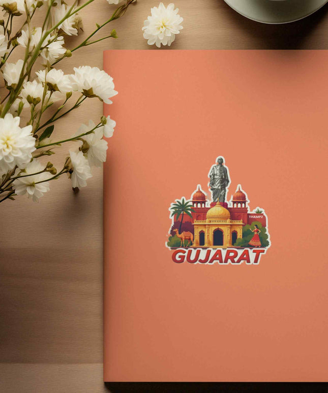 Gujarat Heritage State Vinyl Sticker
