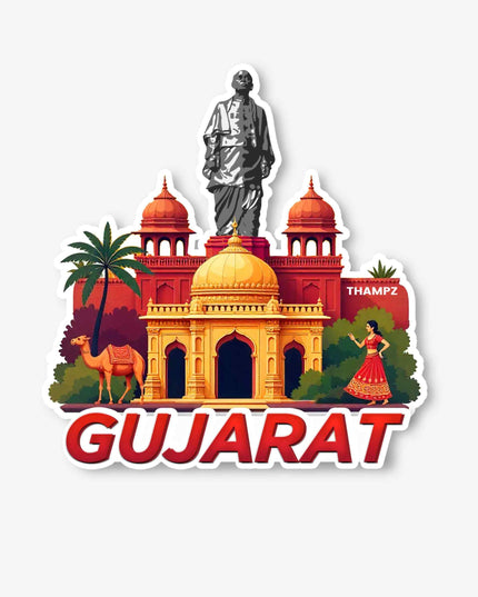 Gujarat Heritage State Vinyl Sticker