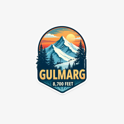Gulmarg Fridge Magnet Kashmir Travel Souvenir