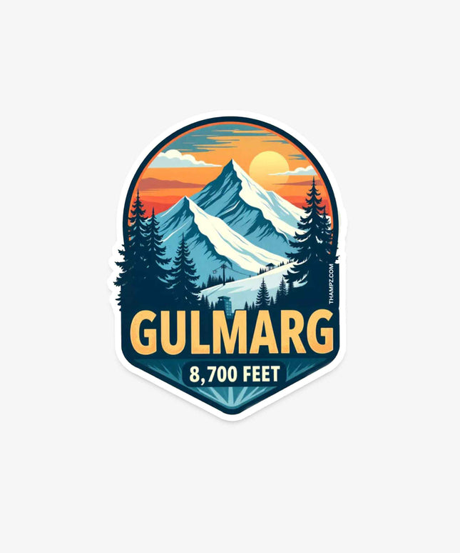 Gulmarg Fridge Magnet Kashmir Travel Souvenir