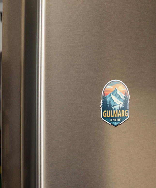 Gulmarg Fridge Magnet-Kashmir Travel Souvenir