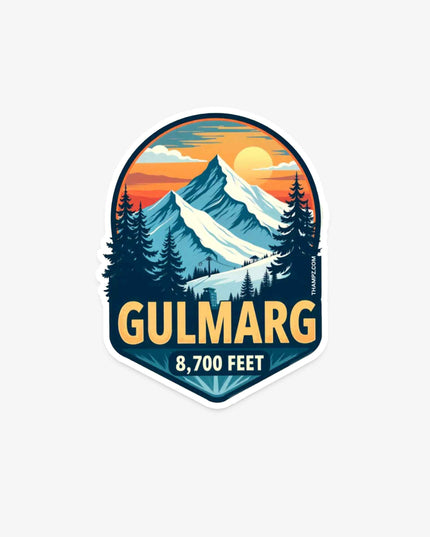Gulmarg Vinyl Travel Sticker