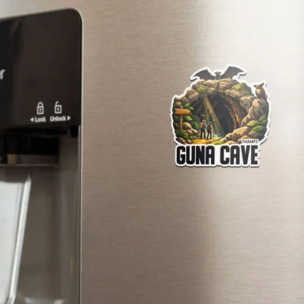 guna cave fridge magnet