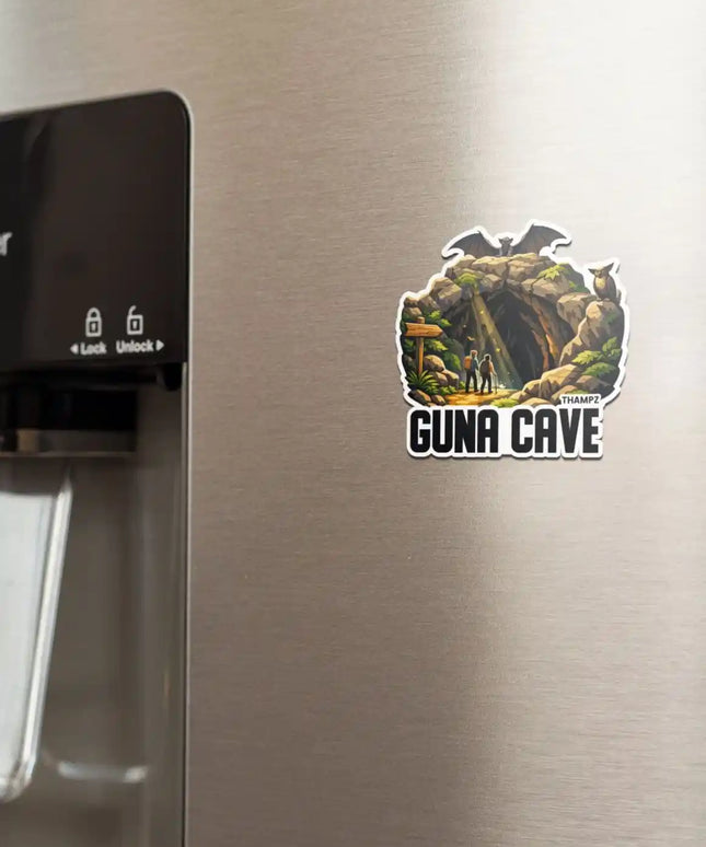 guna cave fridge magnet