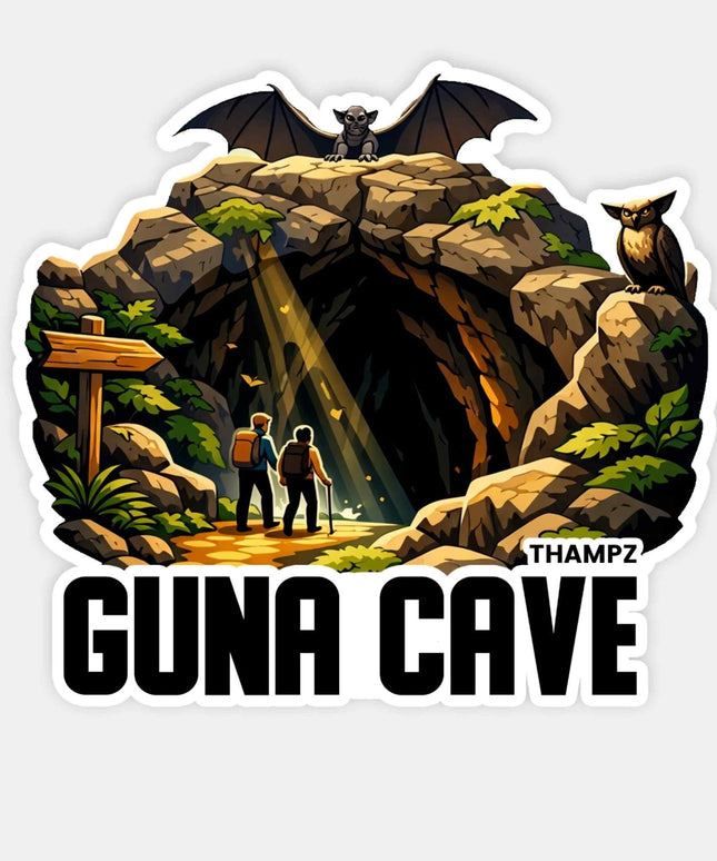 Guna Cave Kodaikanal Travel Sticker