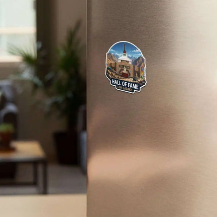 hall of fame fridge magnet