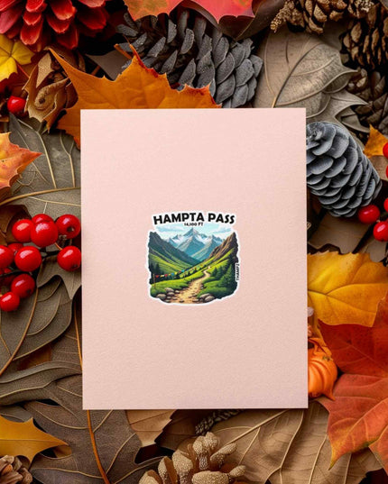 Hampta Pass 14,100 ft Trekking Travel Sticker