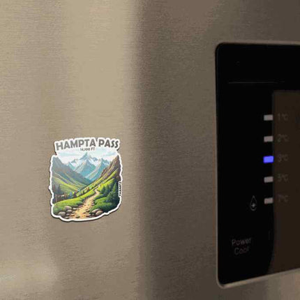 Hampta Pass Fridge Magnet