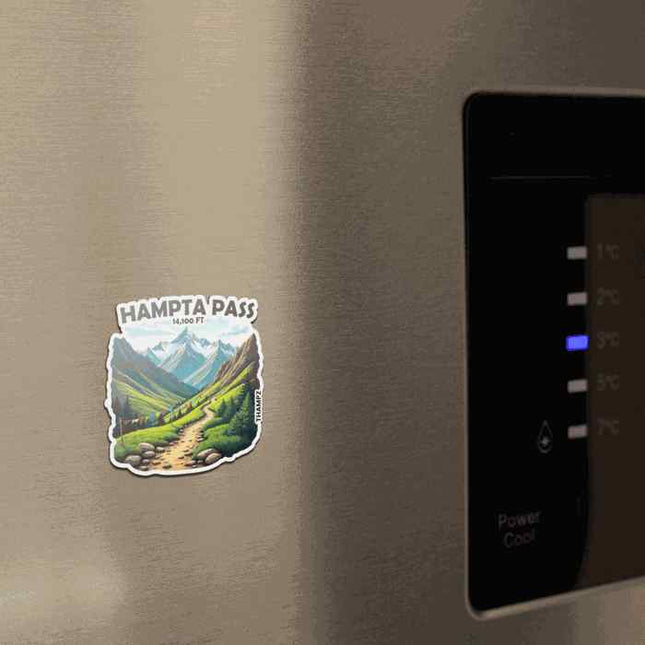 Hampta Pass Fridge Magnet