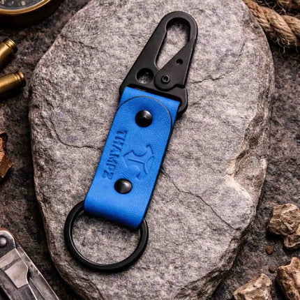 handmade-ranger-leather-hook-keychain-with-carabiner-clip-belt-loop-keychain-for-bike-car-and-travel