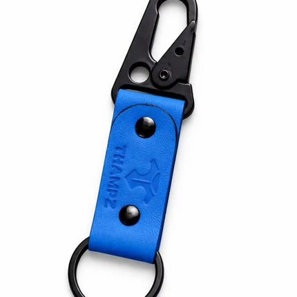 handmade ranger leather hook keychain with carabiner clip belt loop keychain for bike car and travel