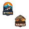 hanle  nyoma 3d embossed flexible fridge magnet combo set of 2 05mm premium travel souvenir