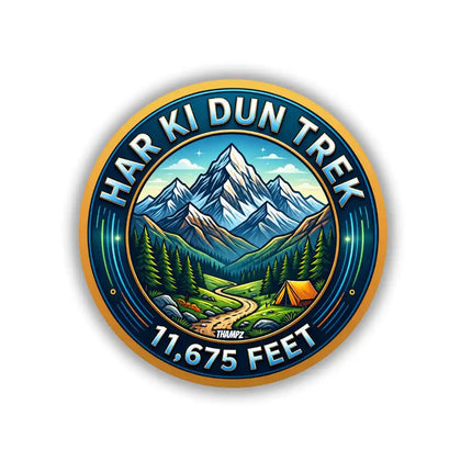 Har Ki Dun Trek Pin Badge – Uttarakhand Hiking Travel Souvenir