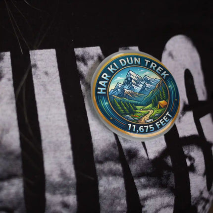 Har Ki Dun Trek Pin Badge – Uttarakhand Hiking Travel Souvenir