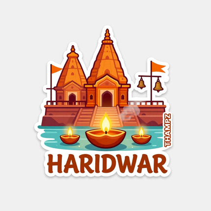 Haridwar Ganga Aarti Fridge Magnet