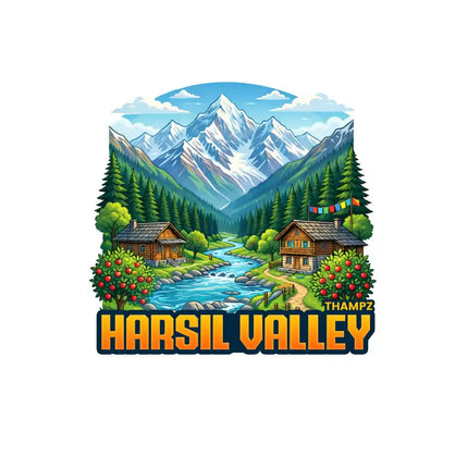 Harsil Valley Fridge Magnet