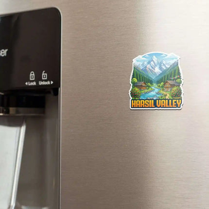 harsil valley fridge magnet