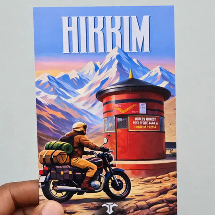 hikkim travel postcard scenic photo postcard