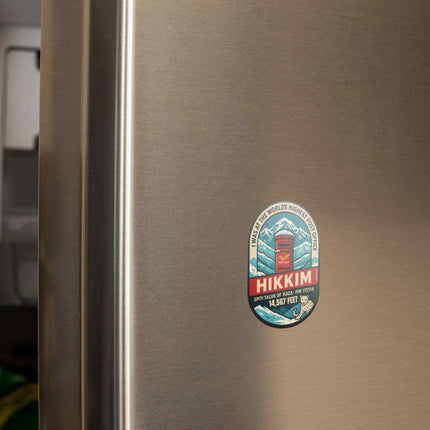 Hikkim Fridge Magnet–World’s Highest Post Office Souvenir