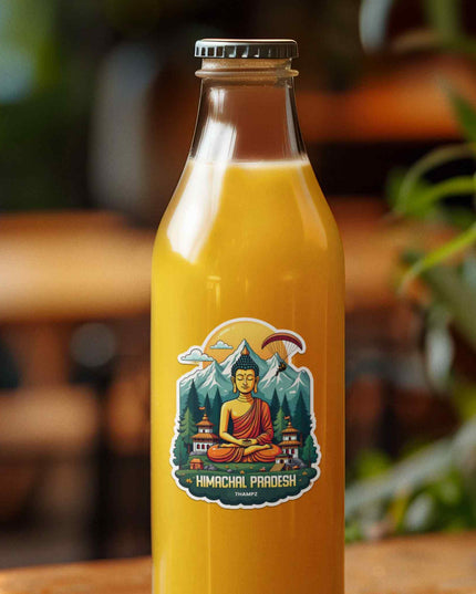 Himachal Pradesh Buddha Monastery Vinyl Sticker
