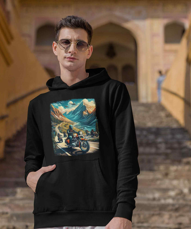 Himalayan Riders-Motorcycle Riders Hoodie