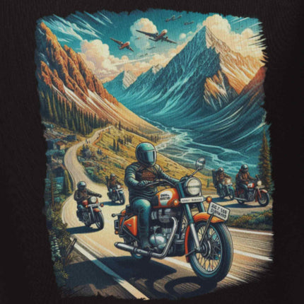 Himalayan Riders-Motorcycle Riders Hoodie