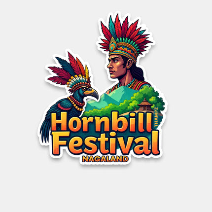 Hornbill Festival Nagaland Fridge Magnet