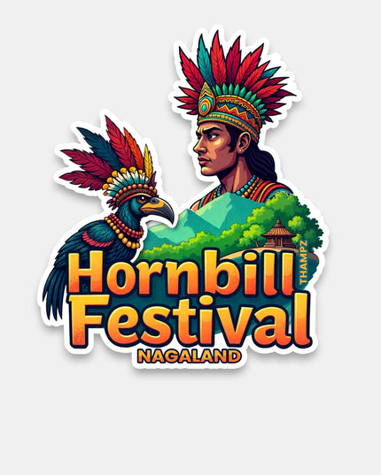 Hornbill Festival Nagaland Vinyl Sticker