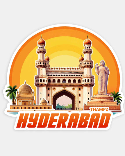 Hyderabad Heritage Travel Sticker