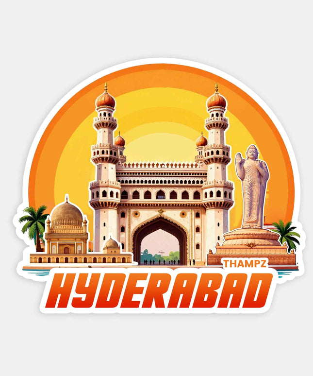 Hyderabad Heritage Travel Sticker