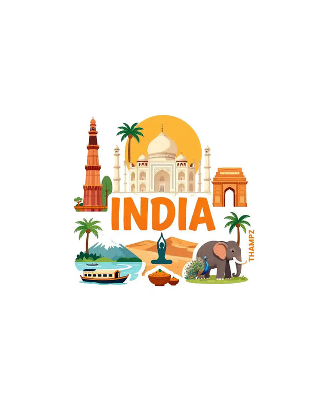India Fridge Magnet