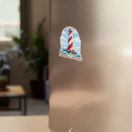indira point fridge magnet