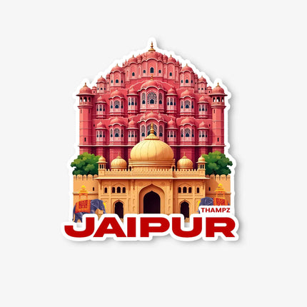 Jaipur Hawa Mahal Pink City Fridge Magnet