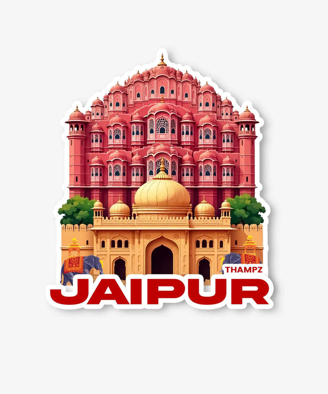 Jaipur Hawa Mahal Travel Sticker
