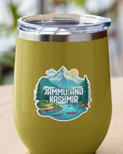 Jammu and Kashmir Scenic Valley Vinyl Sticker