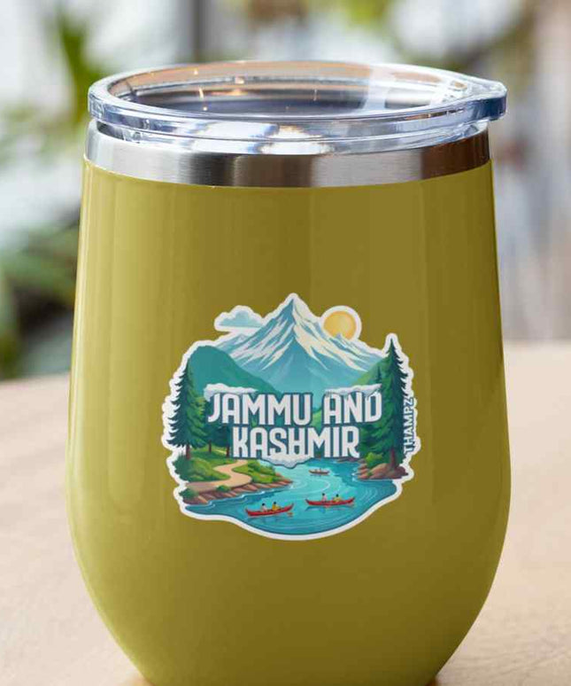 Jammu and Kashmir Scenic Valley Vinyl Sticker