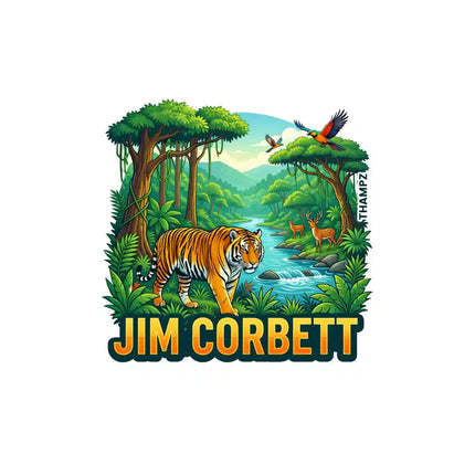 Jim Corbett Fridge Magnet