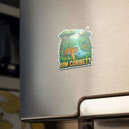 jim corbett fridge magnet