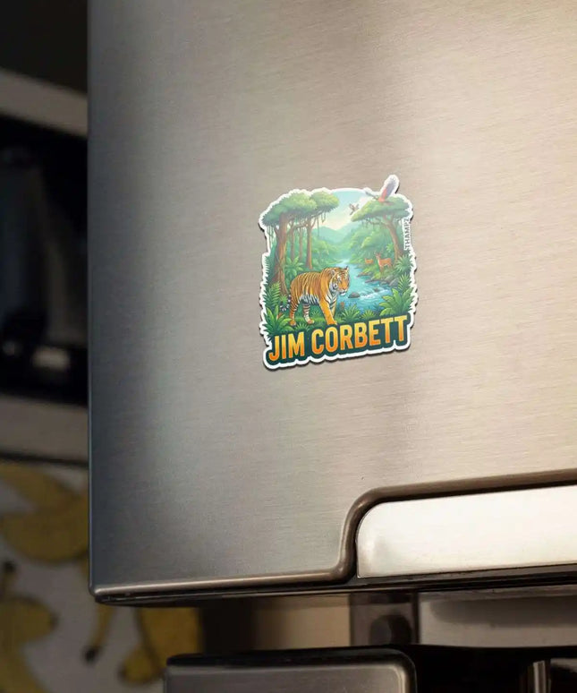 jim corbett fridge magnet