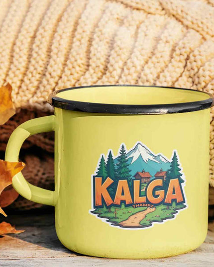 Kalga Village Mountain Escape Vinyl Sticker