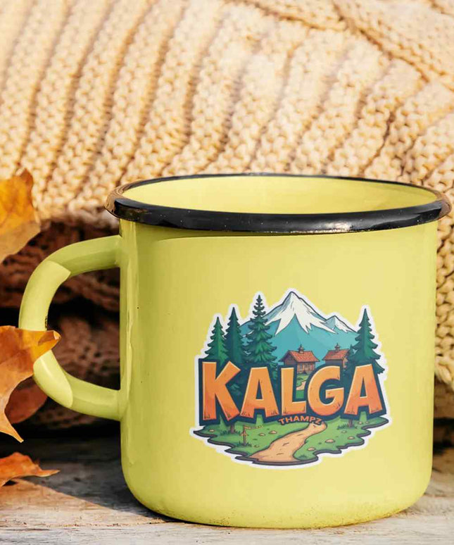 Kalga Village Mountain Escape Vinyl Sticker