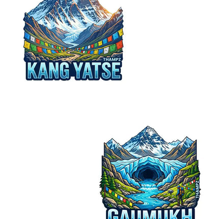 Kang Yatse Gaumukh 3D Embossed Flexible Fridge Magnet
