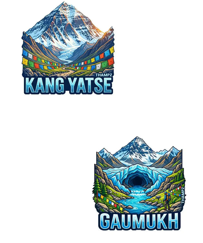 Kang Yatse Gaumukh 3D Embossed Flexible Fridge Magnet
