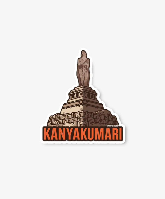 Kanyakumari – Thiruvalluvar Statue  Vinyl Sticker