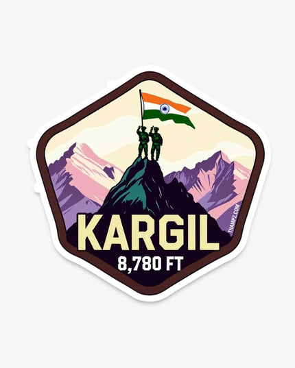 Kargil 8,780 FT  Sticker