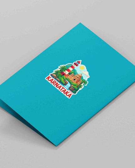 Karnataka Heritage Landscape Travel Sticker