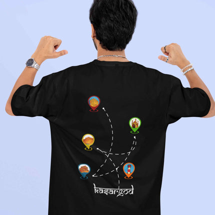 Kasargod–Coastal Heritage & Travel Edition Oversized T-Shirt