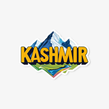Kashmir Fridge Magnet Himalayan Travel Souvenir