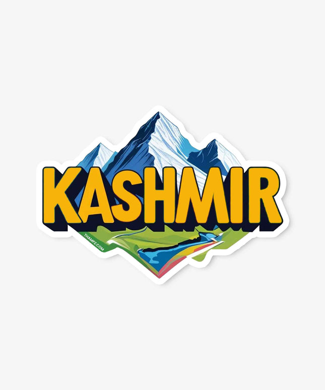 Kashmir Fridge Magnet Himalayan Travel Souvenir