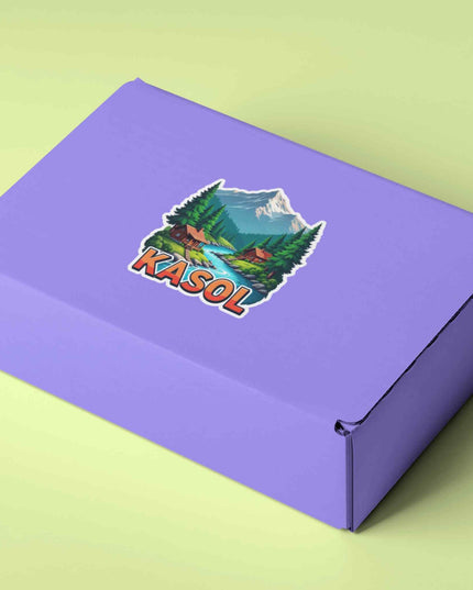 Kasol Riverside Retreat Vinyl Sticker
